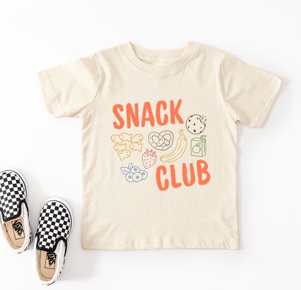 Snack Club Tee - Natural