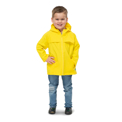 Black Nylon Rain Coat