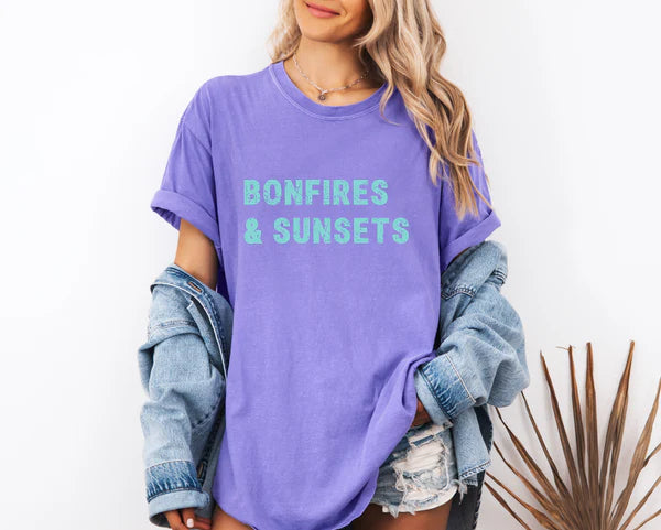 Bonfires & Sunsets Tee