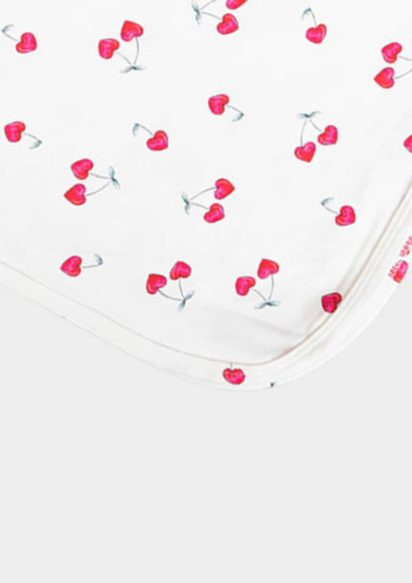 Cherry Heart - Swaddle Blanket