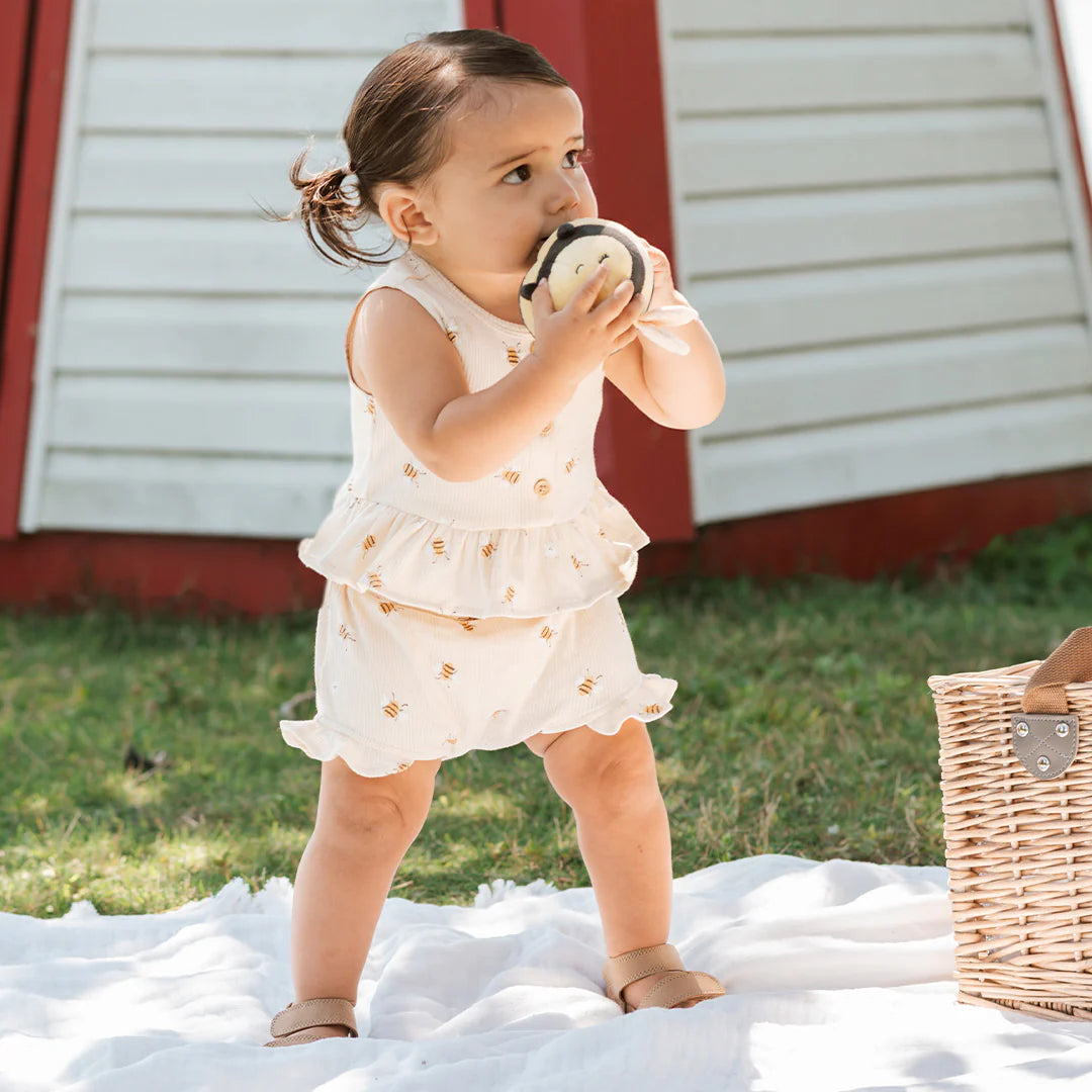 Little Bee Peplum top with Bloomers