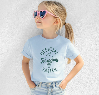 Official Ice Cream Taster Tee -  Blue