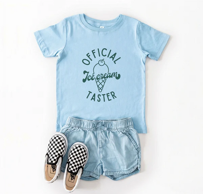 Official Ice Cream Taster Tee -  Blue