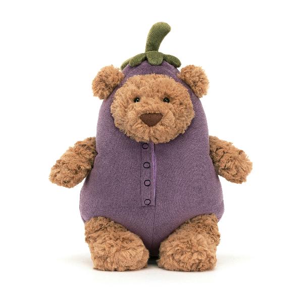 Bartholomew Bear Aubergine