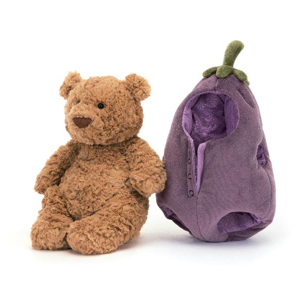 Bartholomew Bear Aubergine