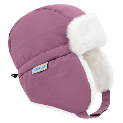 Dark Plum | Toasty-Dry Trapper Hat