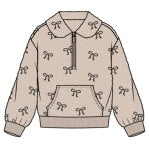 Kids Bow Sherpa Jacket