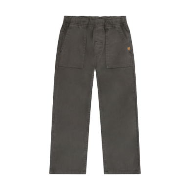 Kids Dark Grey Twill Pant