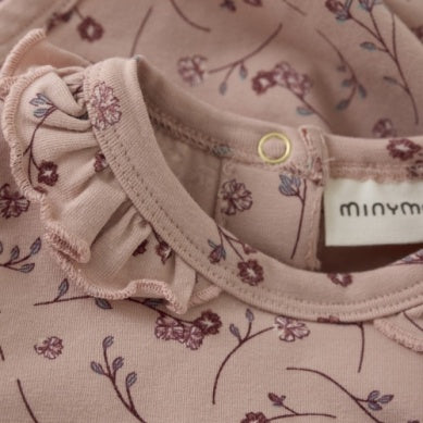 Baby Dusty Pink Floral Bodysuit