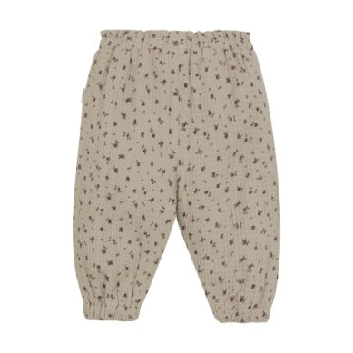 Baby Cream Floral Corduroy Pant