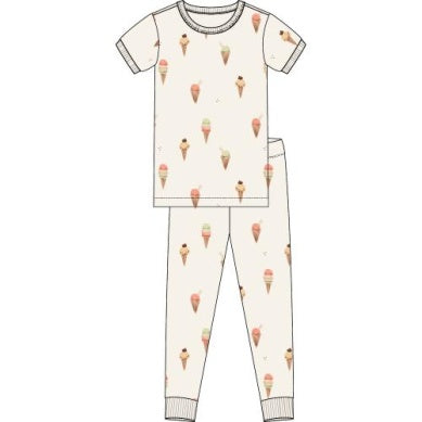 Ice Cream 2pc PJ Short Sleeve