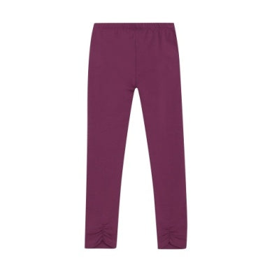 Raspberry Rouched Leggings