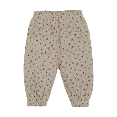Baby Cream Floral Corduroy Pant