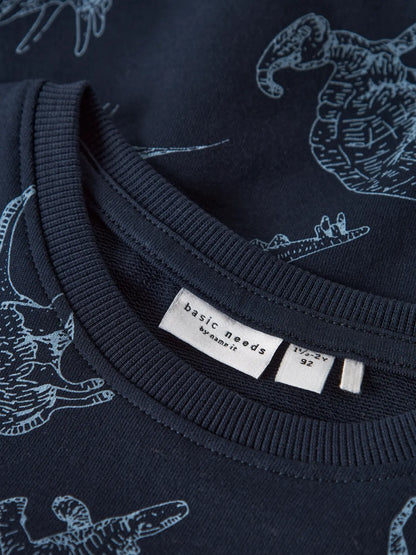 Navy Dino Sweatshirt