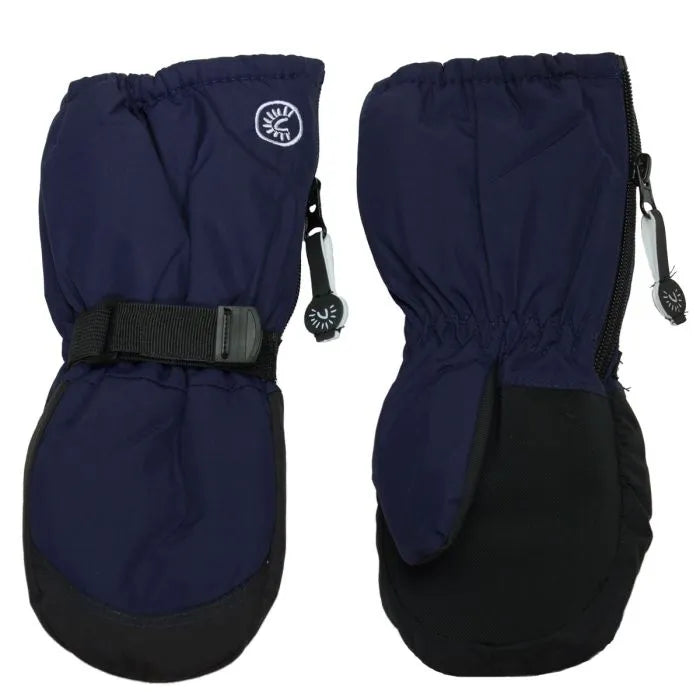 Navy Long Cuff Waterproof  Mitten