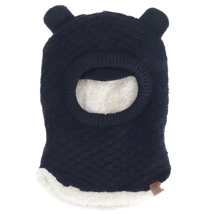 Knit Balaclava - Black (9-24 Months)