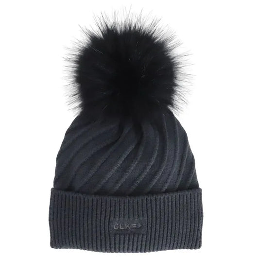 Soft Touch Knit Hat - Black Ink