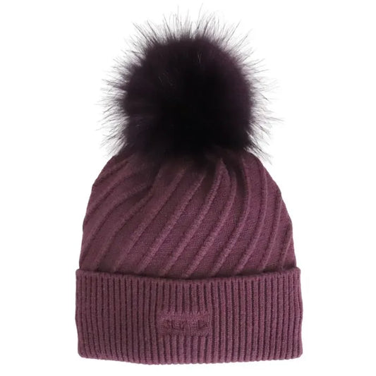 Soft Touch Knit Hat - Eggplant