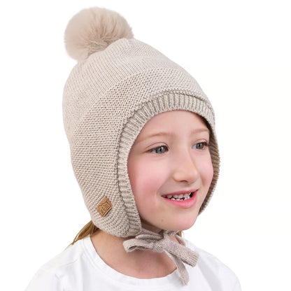 Wheat Field |  Pom-Pom Knit Hats