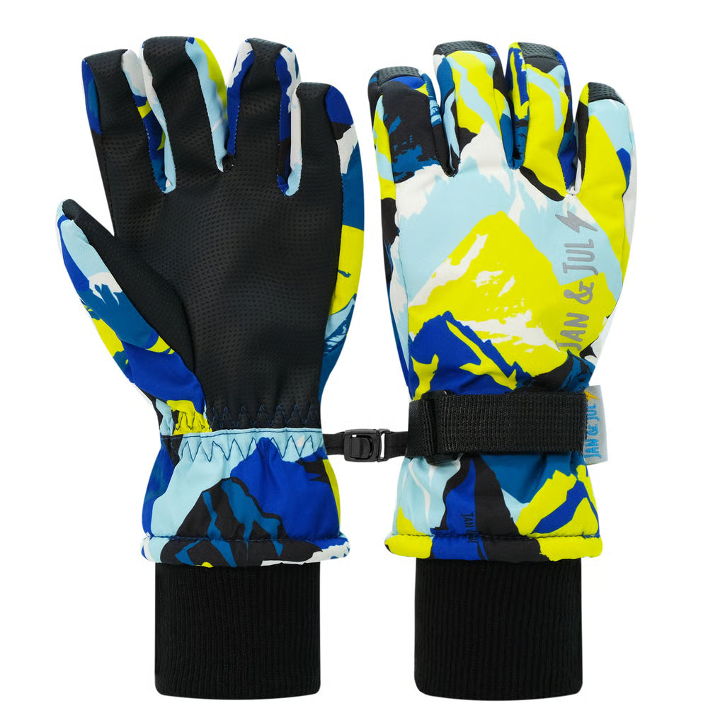 Neon Peaks | Kids Waterproof Snow Gloves