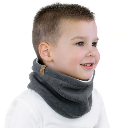 Kids Fleece Neck Warmer | Dark Grey