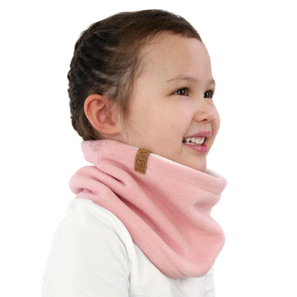 Kids Fleece Neck Warmer | Dusty Pink