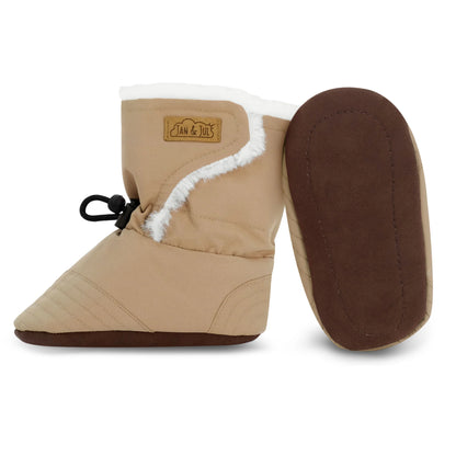 Soft Brown - Baby Stay-Put Winter Booties