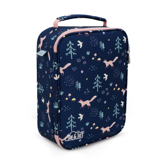 Navy Forest Kids Lunch Bag