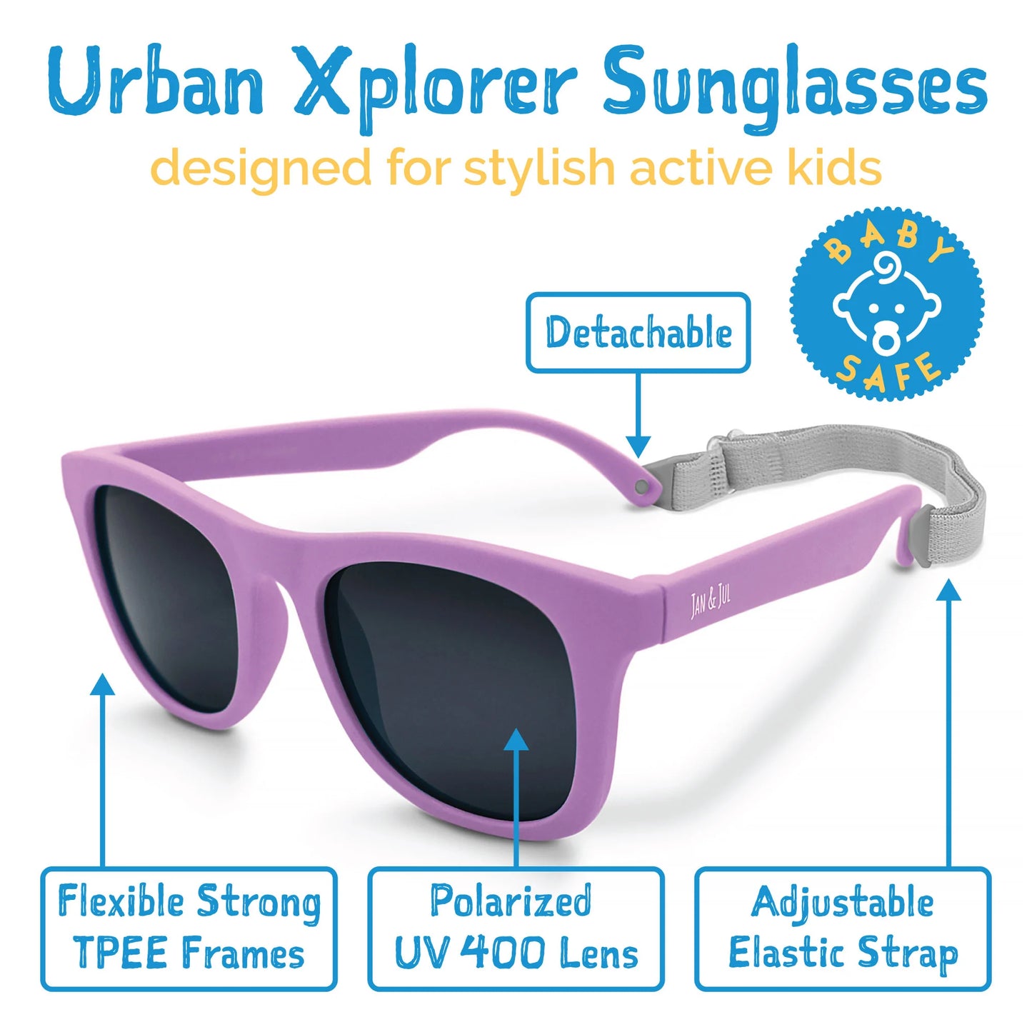Purple Popsicle Urban Polarized Sunglasses