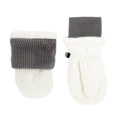 Kids Fleece Mittens | Cream