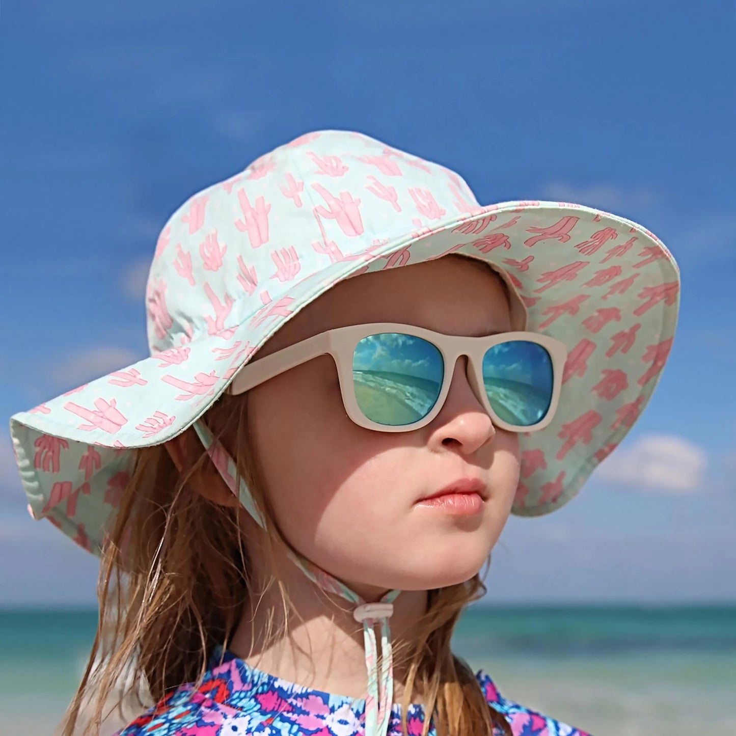 White Aurora Polarized Sunglasses