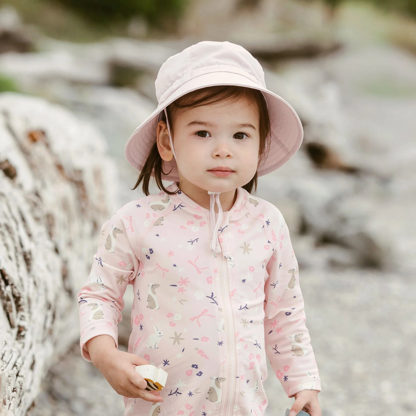 Soft Pink Aqua-Dry Bucket Hat