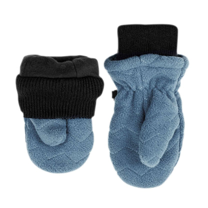 Kids Fleece Mittens | Stormy Blue
