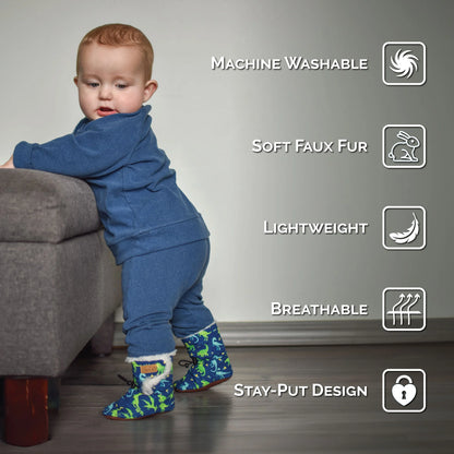 Dark Spruce - Baby Stay-Put Winter Booties