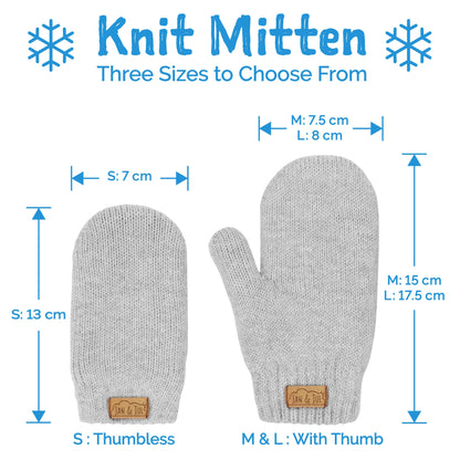 Cozy Knit Mittens | Wheat Feild