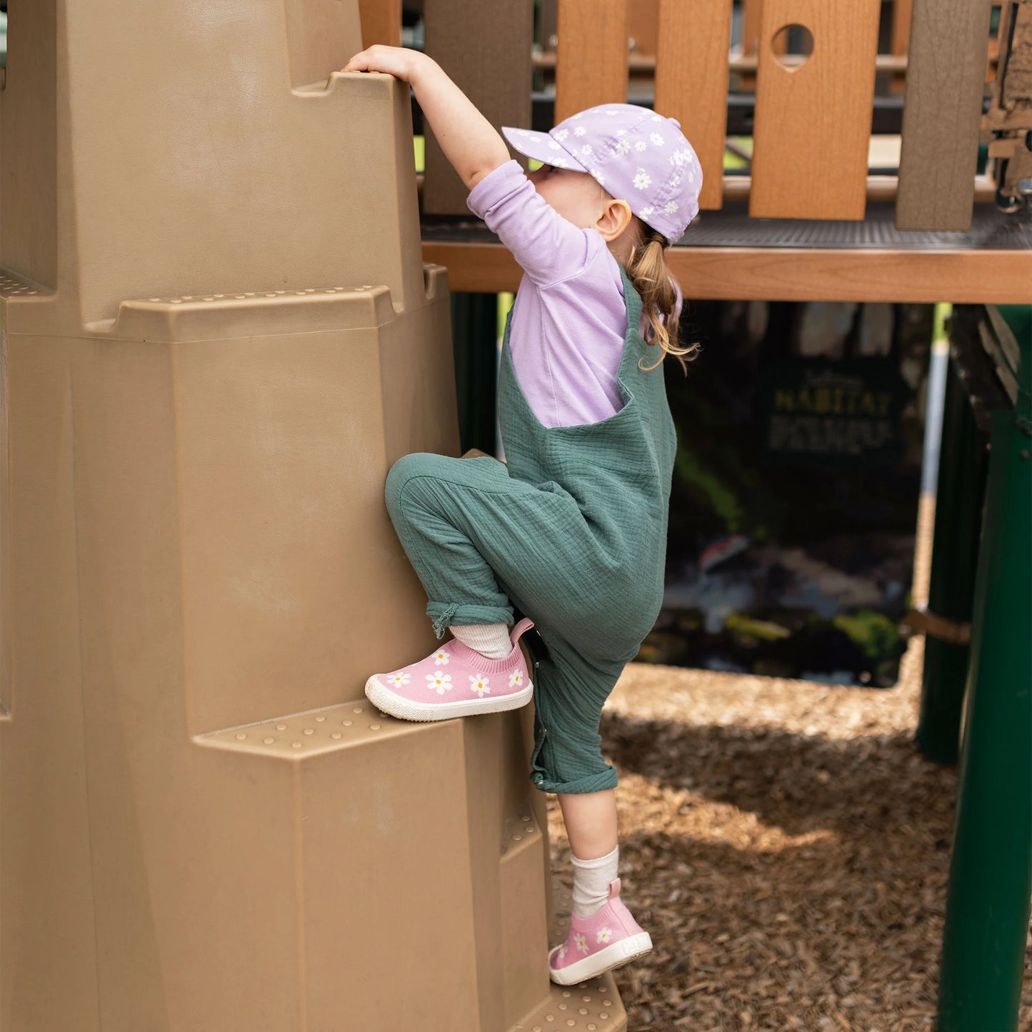 Kids Graphic Slip On Shoes | Pink Daisy