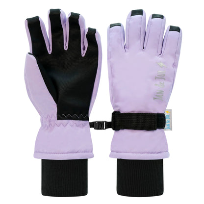 Lavender | Kids Waterproof Snow Gloves