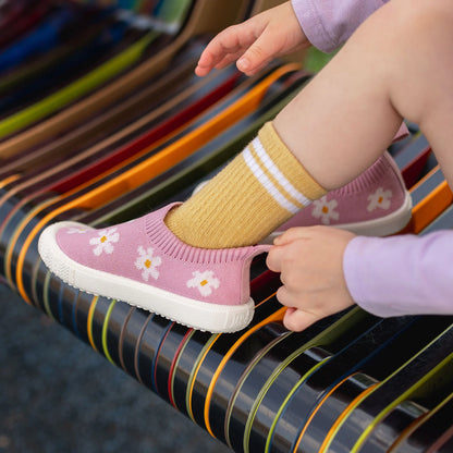 Kids Graphic Slip On Shoes | Pink Daisy