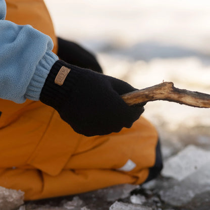 Cozy Knit Mittens | Wheat Feild