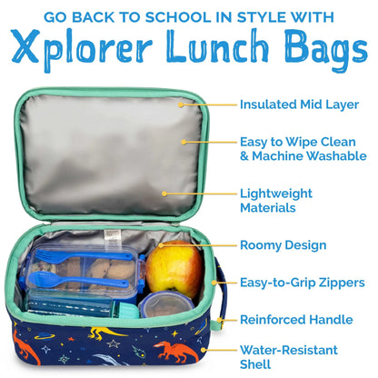 Space Dinos Kids Lunch Bag
