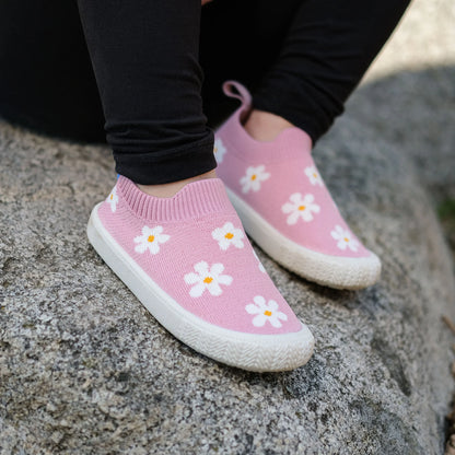 Kids Graphic Slip On Shoes | Pink Daisy