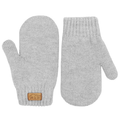 Cozy Knit Mittens | Soft Grey