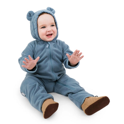 Stormy Blue - Baby Fleece Bunting Suit