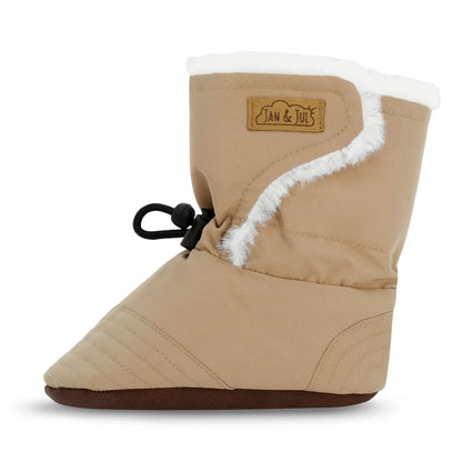 Soft Brown - Baby Stay-Put Winter Booties