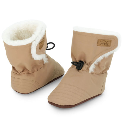 Soft Brown - Baby Stay-Put Winter Booties