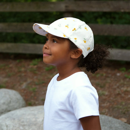 Yellow Flower - Kids Lite Baseball Caps