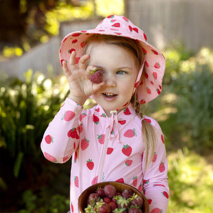 Strawberry Aqua-Dry Bucket Hat