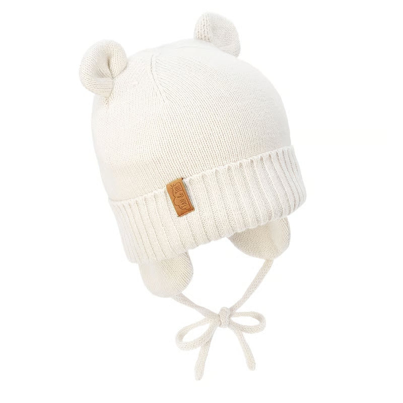 Vanilla Cream | Bear Knit Hats