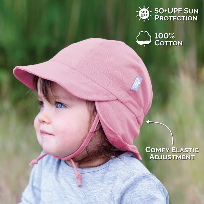 Dust Rose Sun Soft Baby Caps