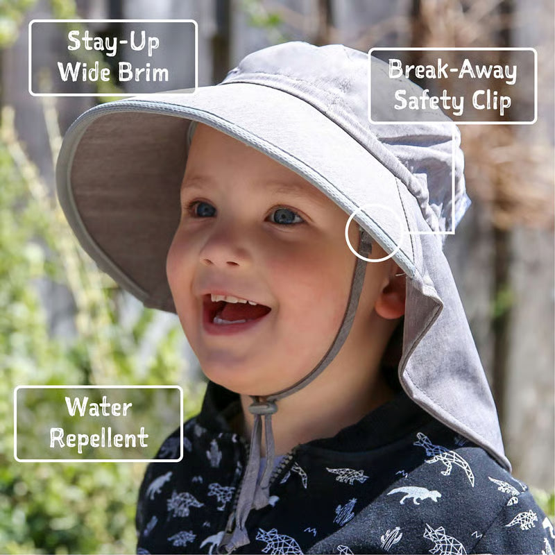 Dark Navy Aqua Dry Adventure Hat